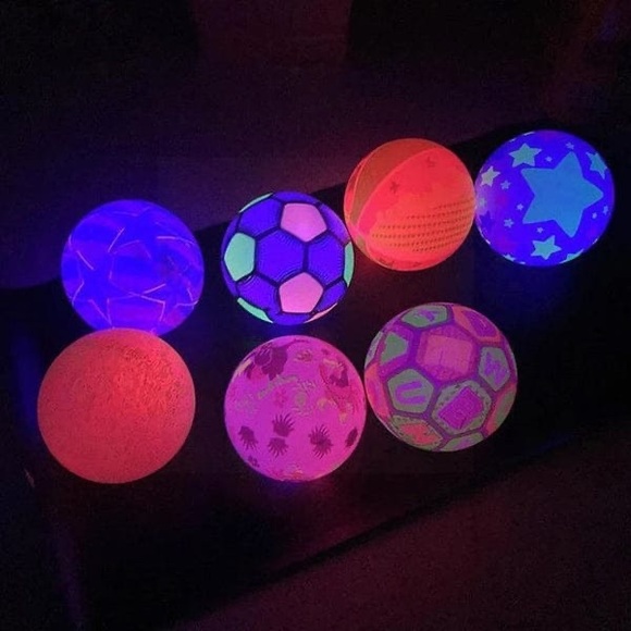 Bouncy Stress Reliever Fun Play Led Rubber Balls for Kids - Picture 7 of 7